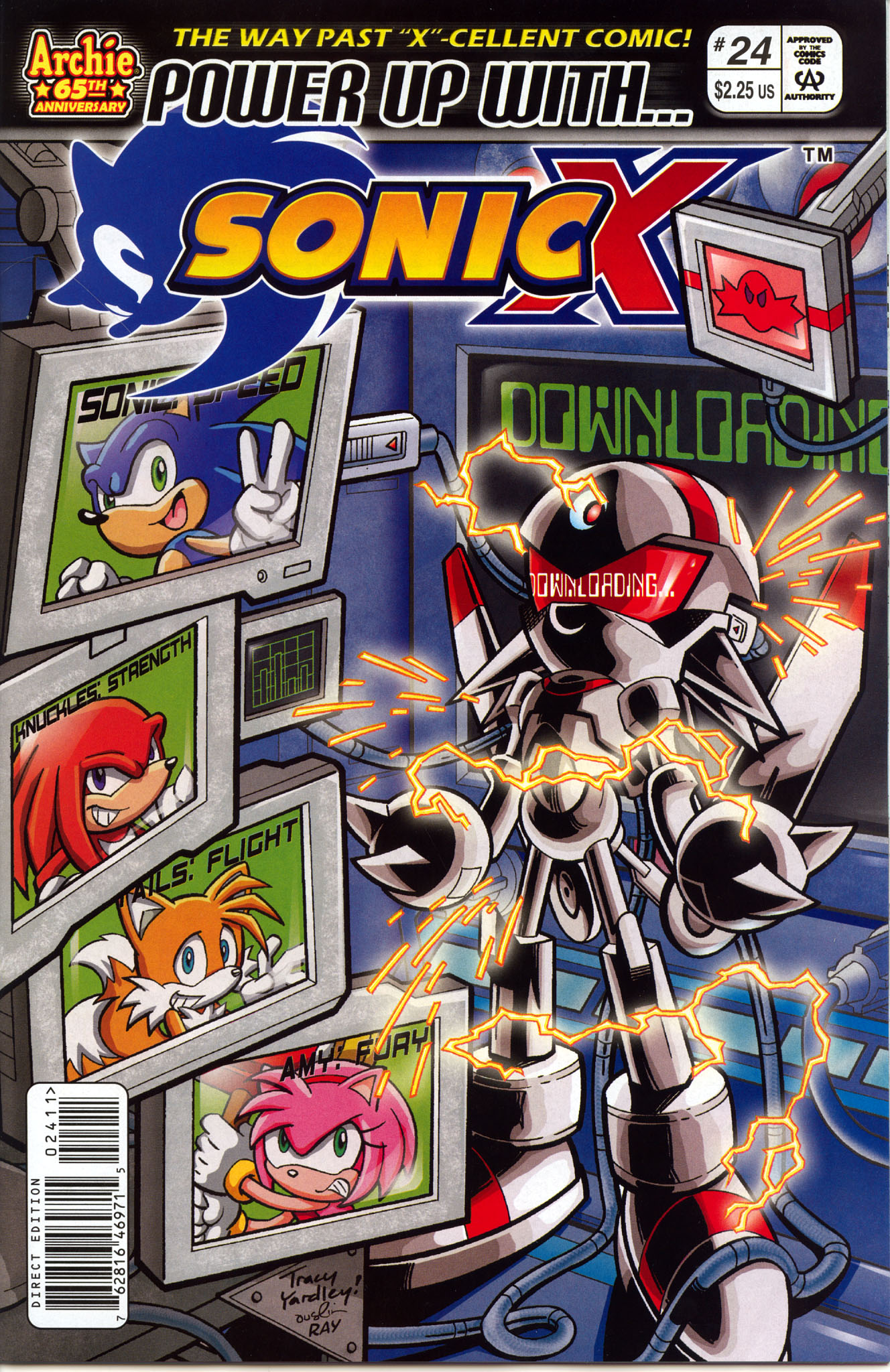 Sonic X - October 2007 Cover Page